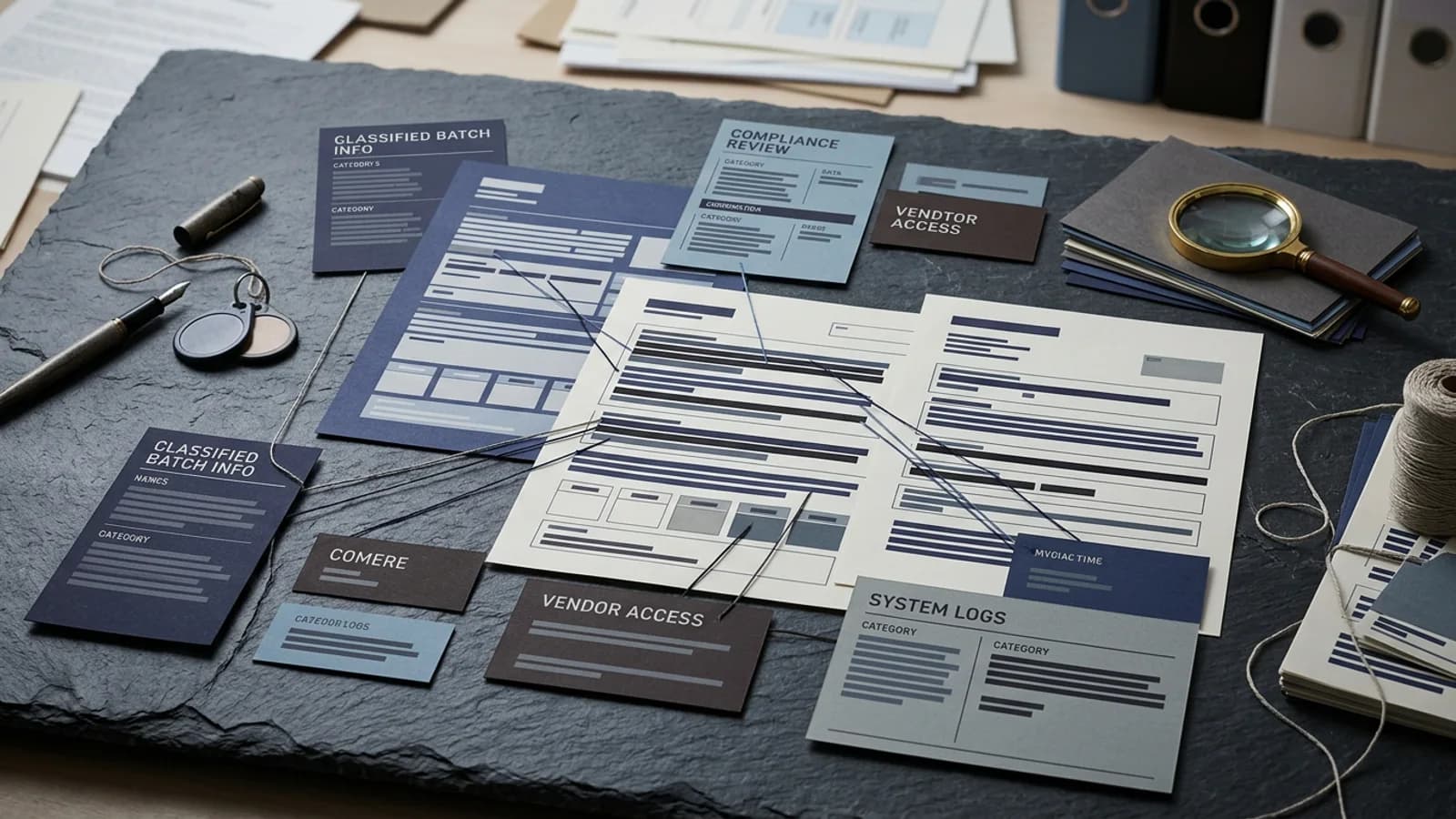 Personal information categories mapped to redacted PDF fields